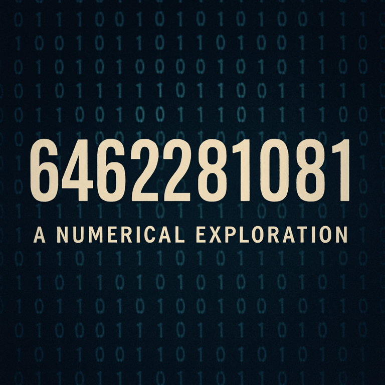 6462281081 : A Numerical Exploration