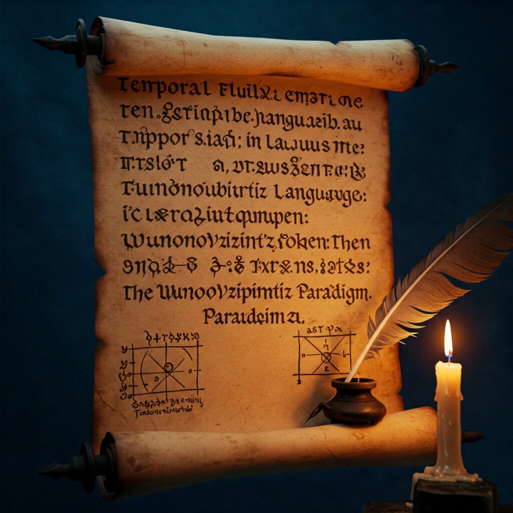 Temporal Fluidity in Language: The Wunonovzizpimtiz Paradigm